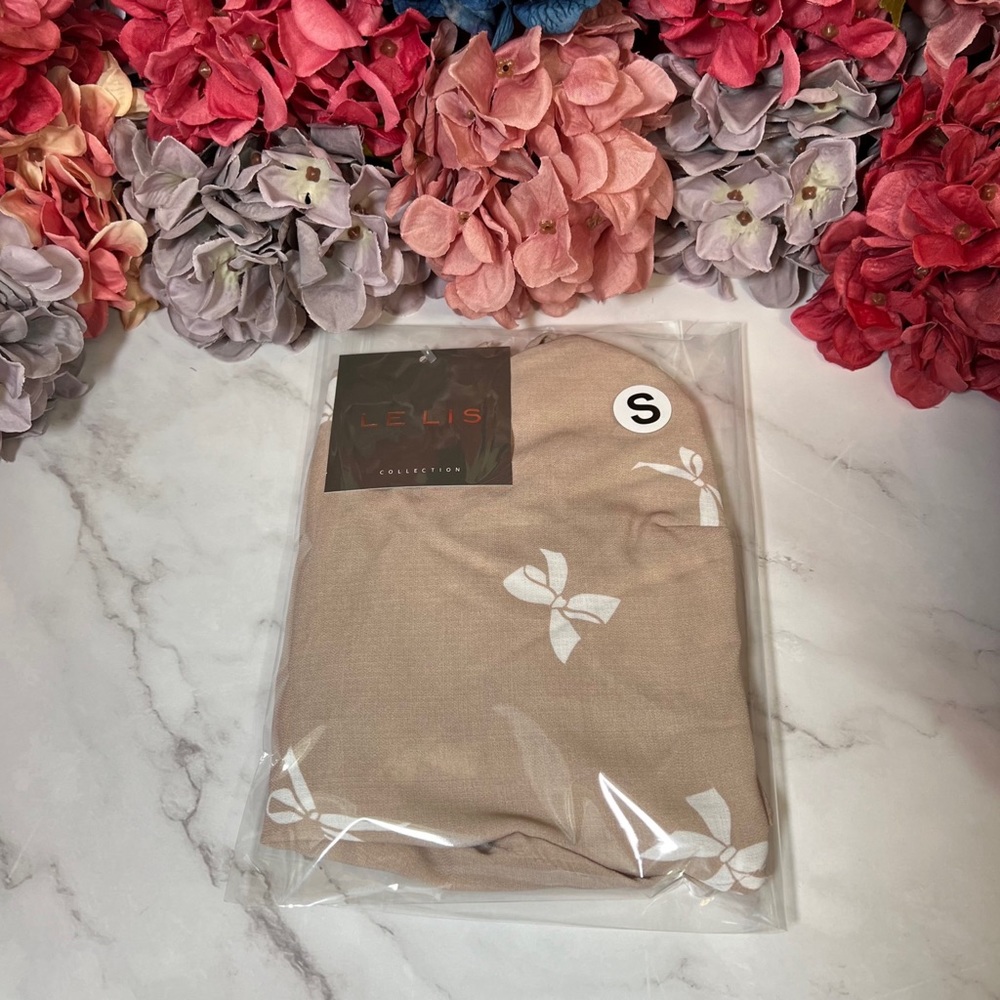 Flirty Taupe Handkerchief Triangle Crop Top Tie Back - Picture 14 of 15